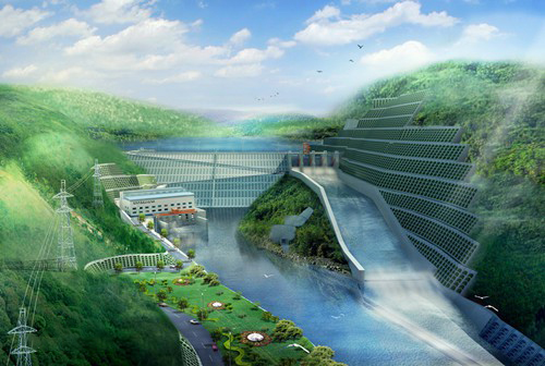 桥东老挝南塔河1号水电站项目